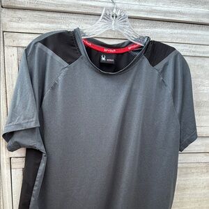 Spyder Gray and Black Short Sleeve Tee